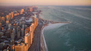 chicago on lake michigan